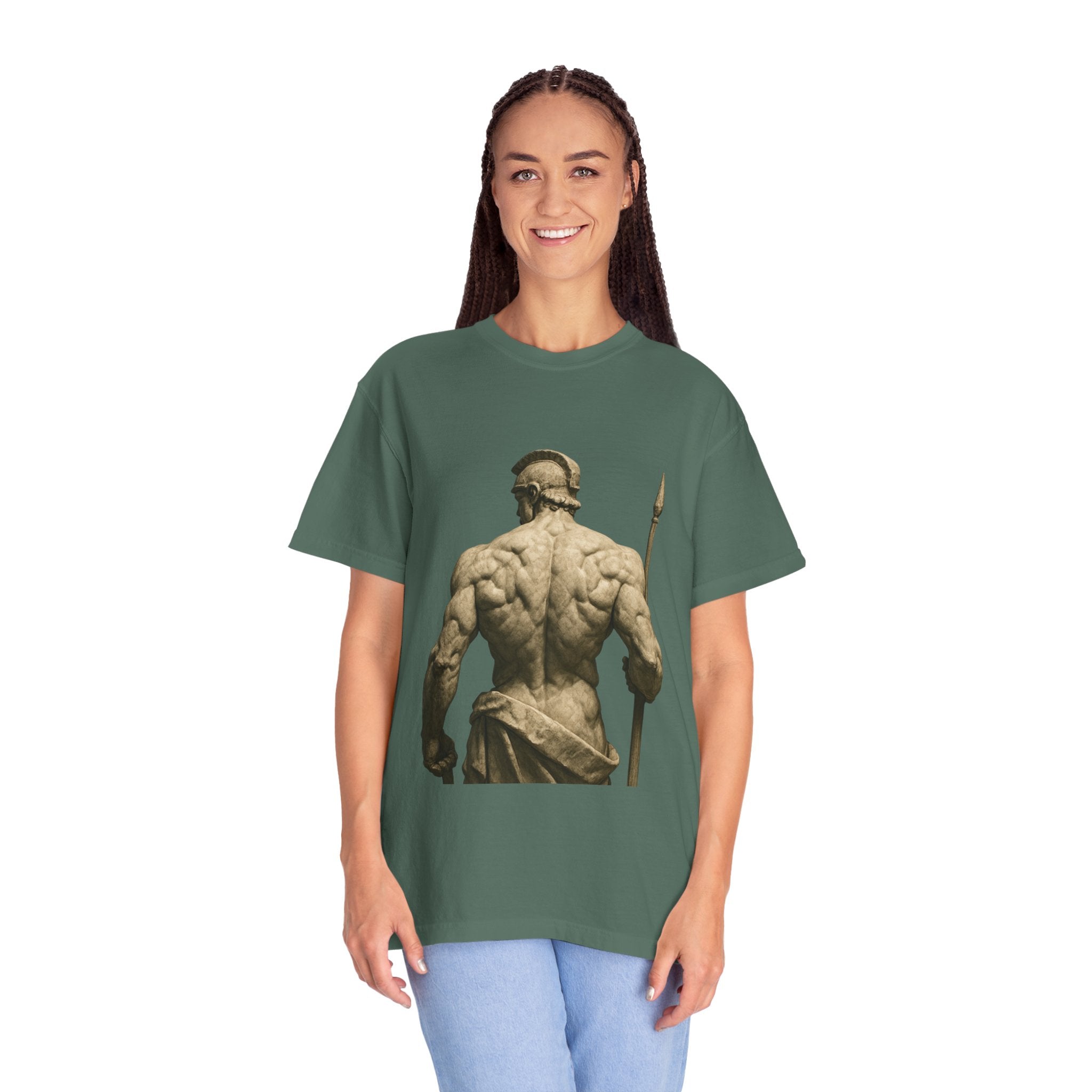 Classical Muscle Statue T-Shirt — Greek Sculpture Fitness Tee