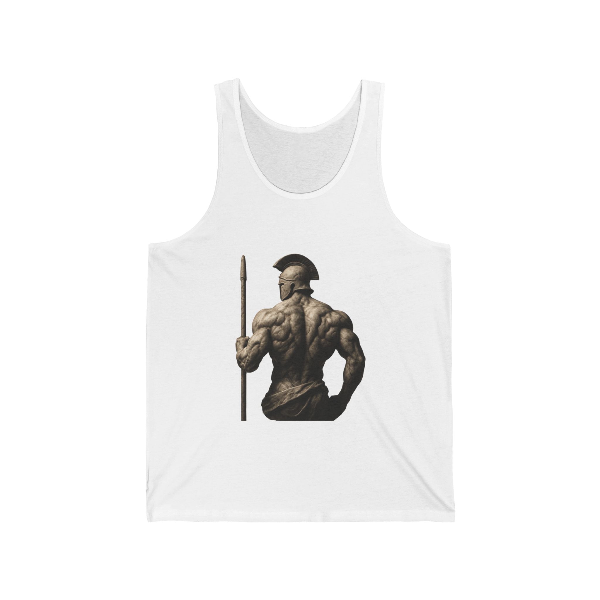 Classical Statue Muscle Tank Top — Sculpted Greek God Fitness Tee