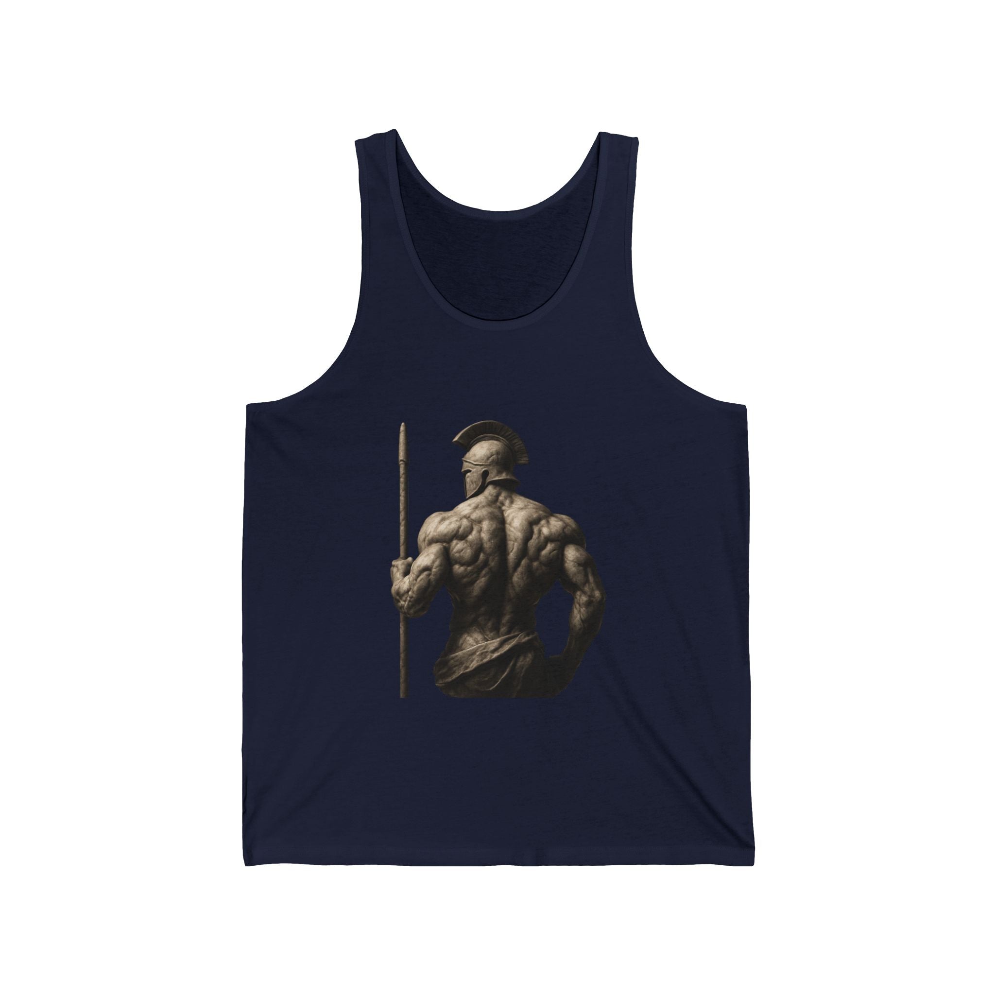 Classical Statue Muscle Tank Top — Sculpted Greek God Fitness Tee