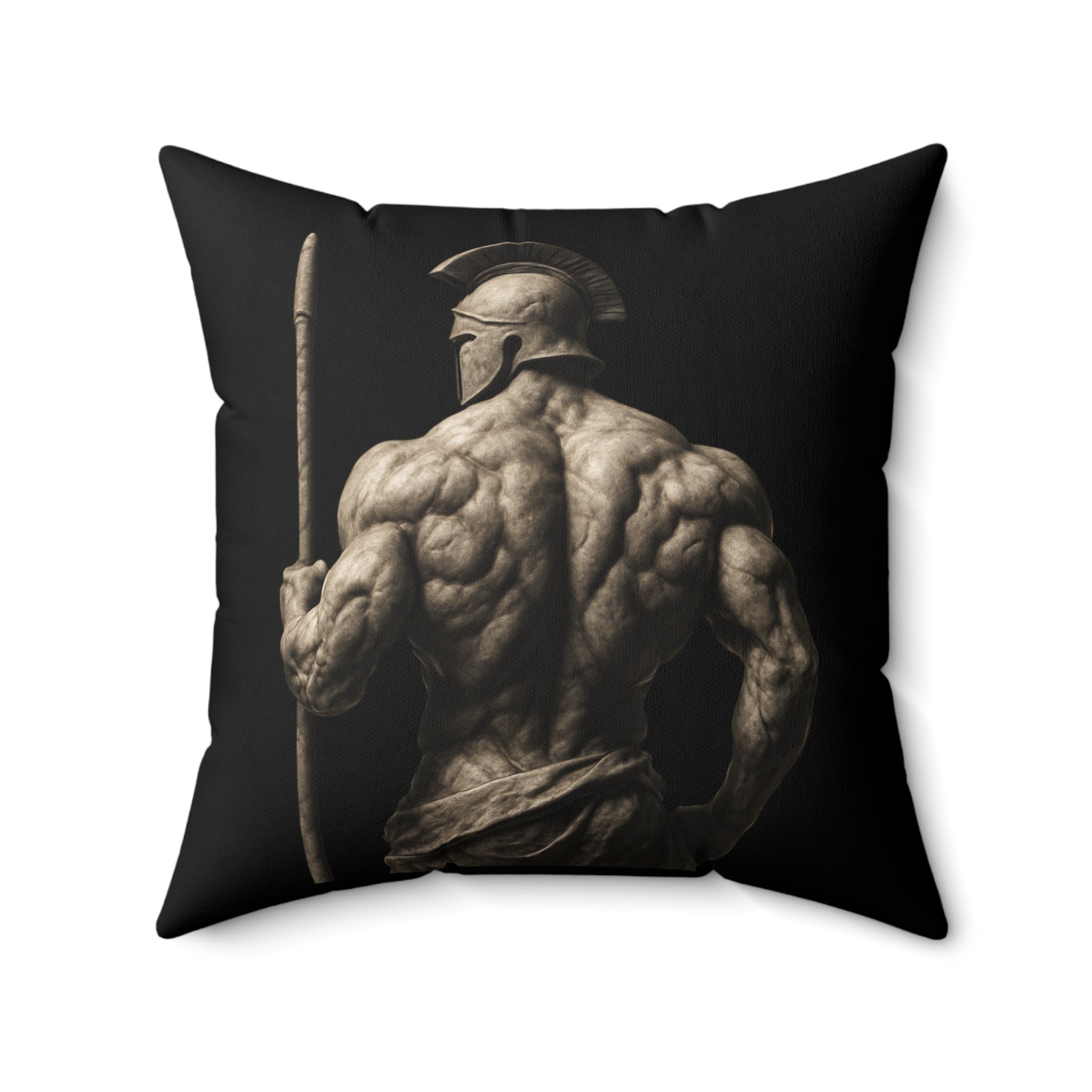 Copy of Muscular David Statue Decorative Throw Pillow