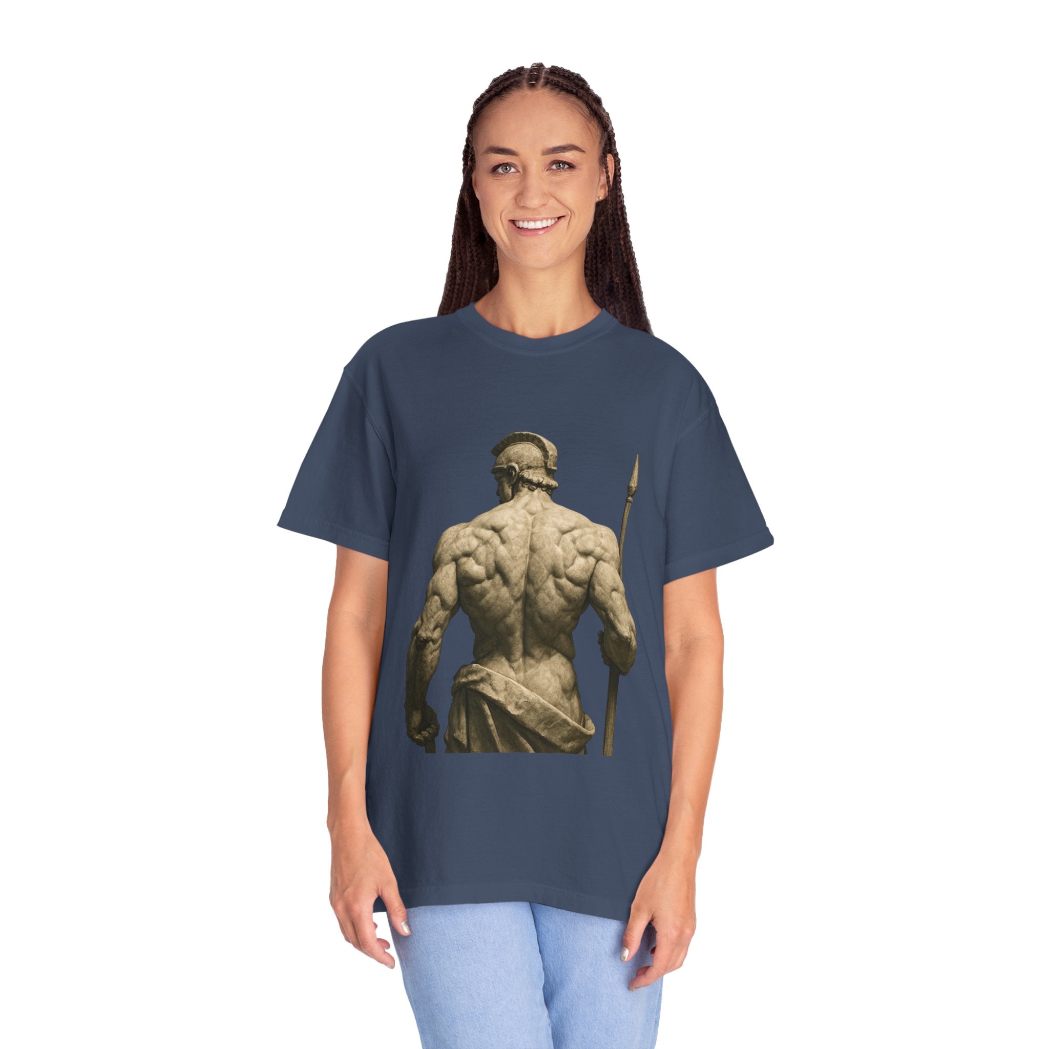 Classical Muscle Statue T-Shirt — Greek Sculpture Fitness Tee