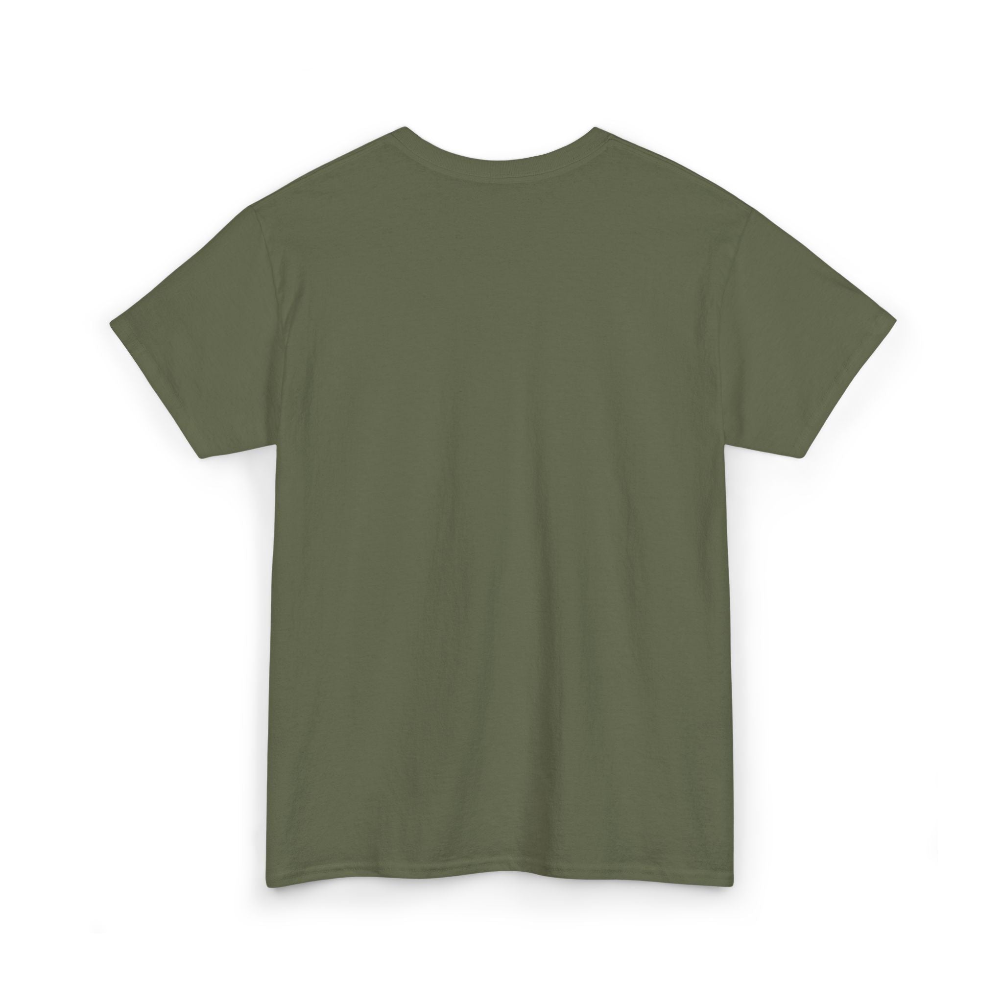Minimalist Laurel Crown Tee — Small Gold Crest Chest Print